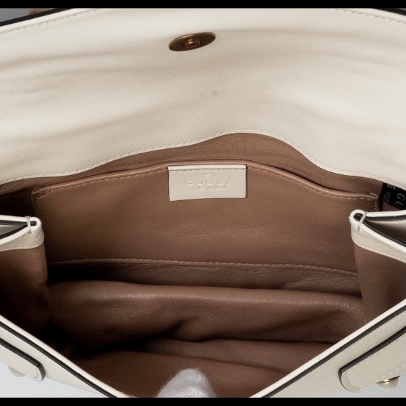 Gucci Broadway Bee ๐ Crossbady Pearl studded Ivory - Picture 11 of 12